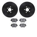Dynamic Friction Co 8502-31149, Rotors-Drilled and Slotted-Black with 5000 Advanced Brake Pads, Zinc Coated 8502-31149